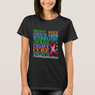Multiple Myeloma Believe Strength Determination T-Shirt