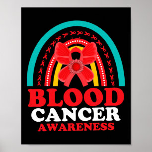 Multiple Myeloma Blood Cancer Awareness Butterfly Poster