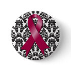 Multiple Myeloma Damask Burgundy Ribbon