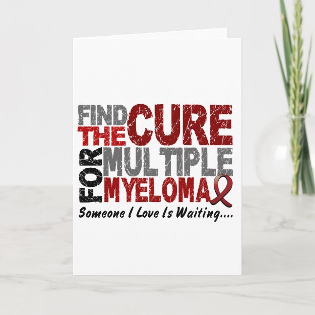 Multiple Myeloma FIND THE CURE 1 Card (Front)