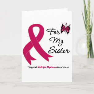 Multiple Myeloma For My Sister Card