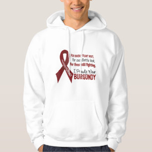 Multiple Myeloma I Proudly Wear Burgundy 1 Hoodie