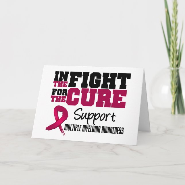 Multiple Myeloma In The Fight For The Cure Card (Front)