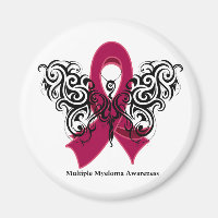 Multiple Myeloma Tribal Butterfly Ribbon