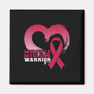Multiple Myeloma Warrior Awareness Heart Magnet