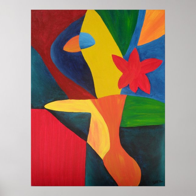 "Multiple Personalities" by SHEIL Poster Print (Front)