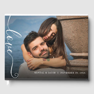 Multiple Photo Collage Wedding Guest Book