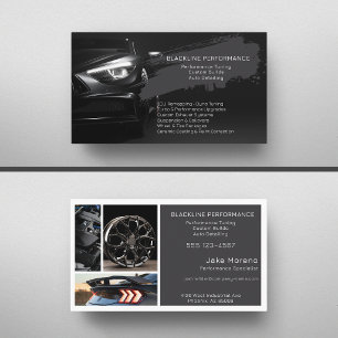 Multiple photos Auto Detailing Tuning Professional Business Card
