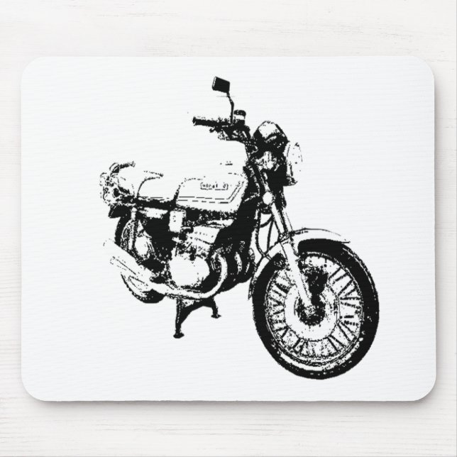 (Multiple products selected) Motorcycle Mouse Pad (Front)