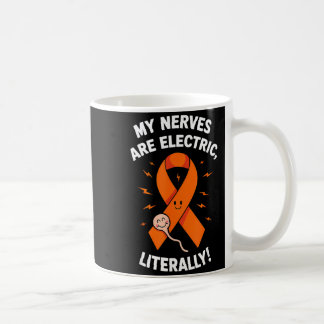Multiple Sclerosis Awareness 2025 -orange Ribbon_  Coffee Mug