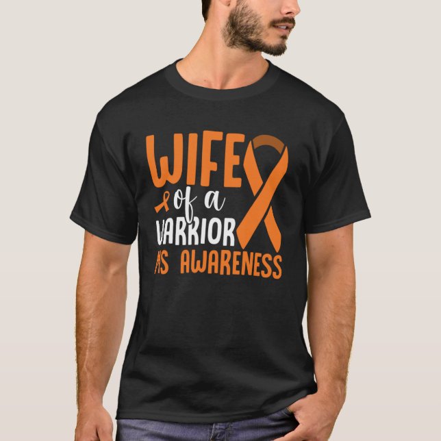 Multiple Sclerosis Awareness Aunt Of A Warrior MS  T-Shirt (Front)