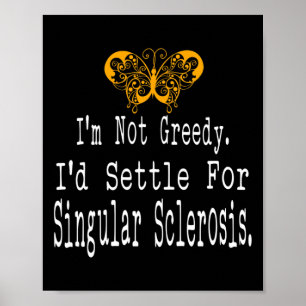 Multiple Sclerosis Awareness Butterfly Support Gif Poster