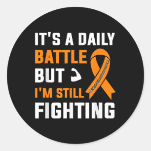 Multiple Sclerosis Awareness Disease 2025 Ms Warri Classic Round Sticker