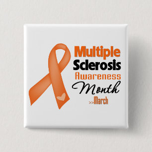 Multiple Sclerosis Awareness Month 15 Cm Square Badge