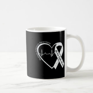 Multiple Sclerosis Awareness Ms Awareness Heart Coffee Mug