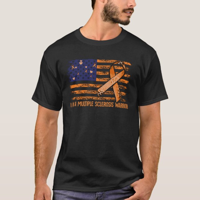 Multiple Sclerosis Awareness MS Multiple Sclerosis T-Shirt (Front)