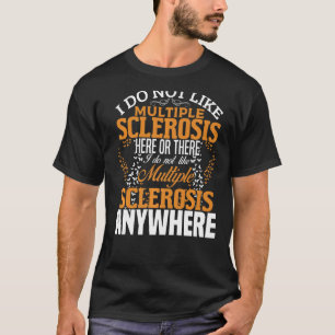Multiple Sclerosis Awareness Ms Orange Ribbon Wome T-Shirt
