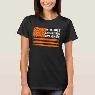 Multiple Sclerosis Awareness MS Survivor Warrior T-Shirt