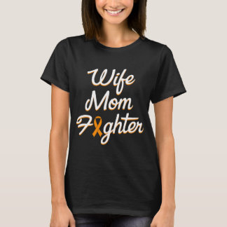 Multiple Sclerosis Awareness Mum Wife Fighter MS W T-Shirt