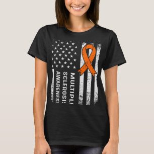 Multiple Sclerosis Awareness Orange Ribbon 2 T-Shirt