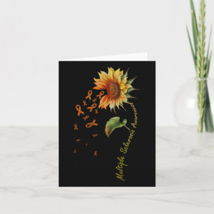 Multiple Sclerosis Awareness Sunflower Ms Awarenes Card