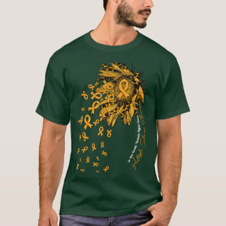 Multiple Sclerosis Awareness sunflower nobody figh T-Shirt