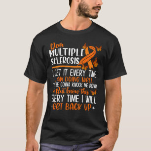 Multiple Sclerosis Butterfly Ribbon World MS Day T-Shirt