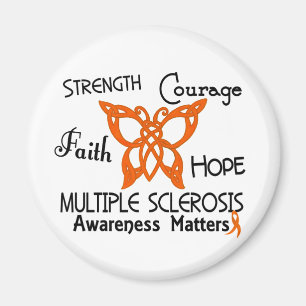 Multiple Sclerosis Celtic Butterfly 3 Magnet