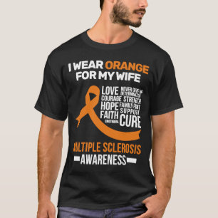 Multiple Sclerosis Disease Husband Supporter T-Shirt