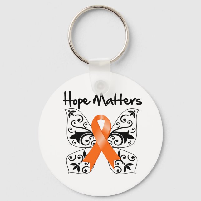 Multiple Sclerosis Hope Matters Key Ring (Front)