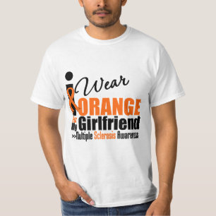 Multiple Sclerosis I Wear Orange For My Girlfriend T-Shirt