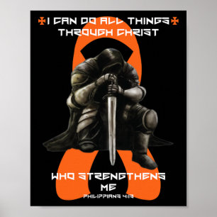 Multiple Sclerosis Men Gifts Husband Ms Awareness Poster