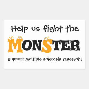 Multiple Sclerosis Monster Sticker