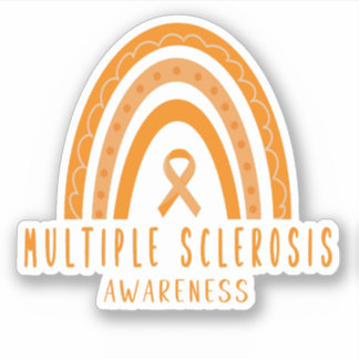 Multiple Sclerosis MS Rainbow Awareness Sticker 
