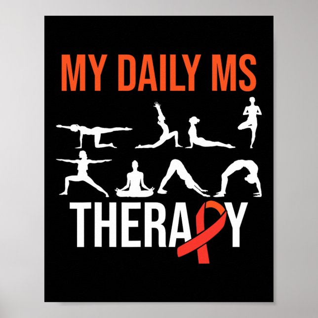 Multiple Sclerosis Ms Yoga  Poster (Front)