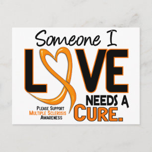 Multiple Sclerosis NEEDS A CURE 2 Postcard