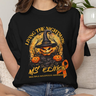 Multiple Sclerosis, spoonie orange ribbon gift, T-Shirt