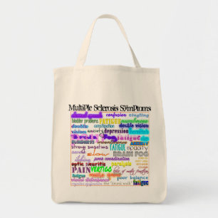 Multiple Sclerosis Symptoms Tote Bag