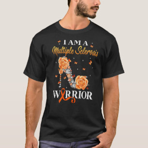 Multiple Sclerosis Warrior Diamond High Heel Flow T-Shirt