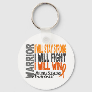 Multiple Sclerosis Warrior Key Ring