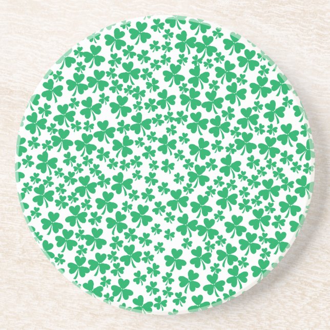 Multiple Shamrocks Coaster (Front)