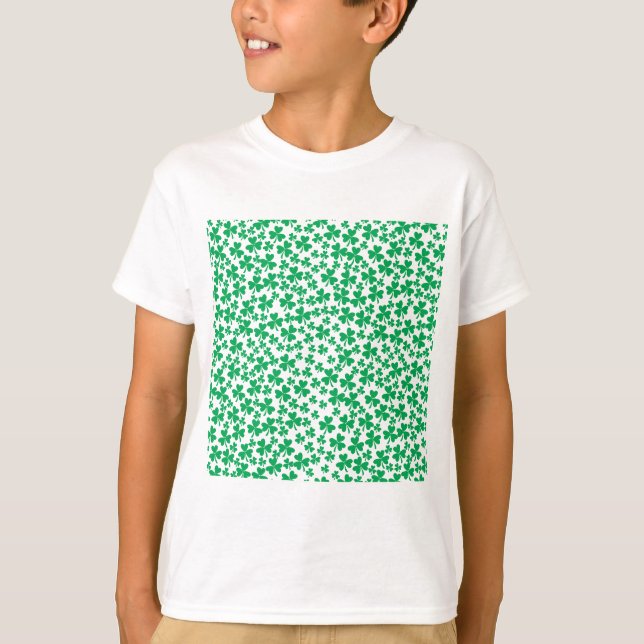 Multiple Shamrocks T-Shirt (Front)