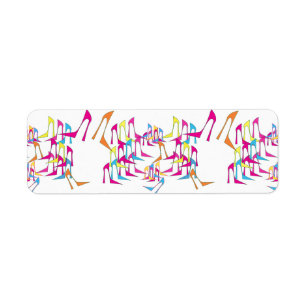 multiple shoe label return address label