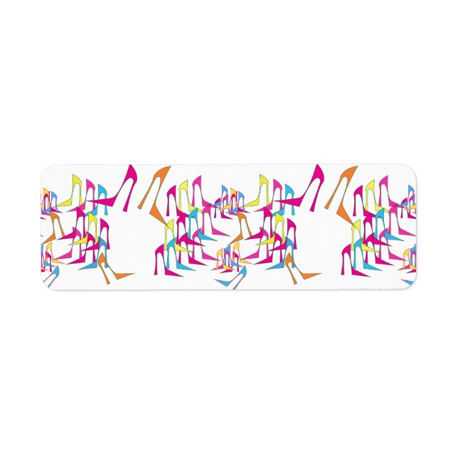 multiple shoe label return address label (Front)