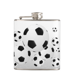 Multiple Soccer Balls Flask