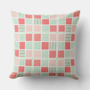Multiple Square Pattern Pastel Decorative Modern . Cushion