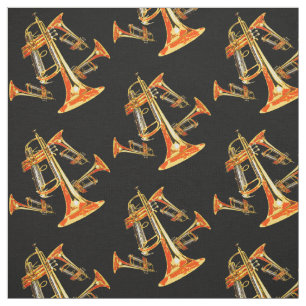 Multiple Trumpets Fabric
