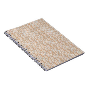 Multiple White Circles Overlap Abstract Art Artist Notebook