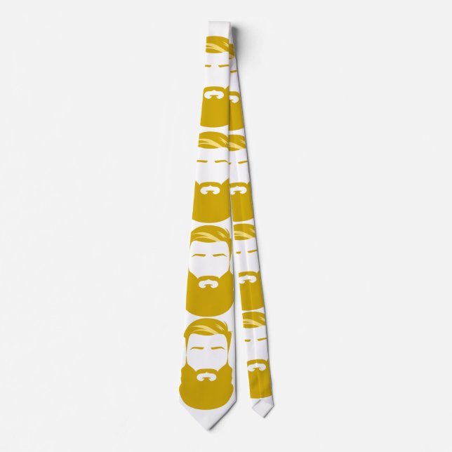 Multiple Yellow Beards Tie (Front)