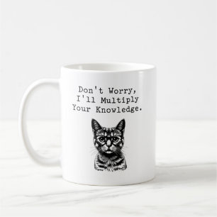 Multiply Your Knowledge Math Teacher Saying Coffee Mug